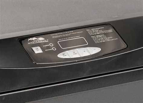 masterbuilt electric smoker control panel